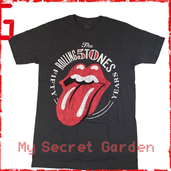 The Rolling Stones - 50 Years Tongue Vintage Official T Shirt ( Men M,  L ) ***READY TO SHIP from Hong Kong***